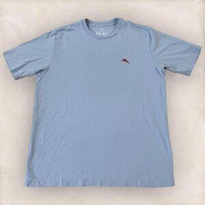 Tommy Bahama Relax T-Shirt Men’s Size Large Blue Cotton Wine Knot Graphic